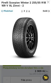 Pirelli SCORPION winter 2 255/55 R18 zimní