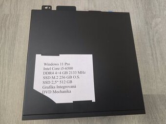 i5 6500. 16gb DDR4 ram. Ssd disk