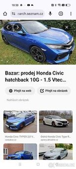K: Honda Civic 1.5 10g - pouze top