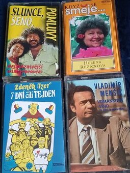 kazety - Troška,Menšík,Izer,Novotný atd...