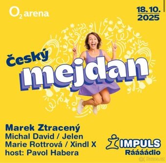 2x VIP vstupenka na Český mejdan s Impulsem 18.10.2025