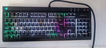 Herní klávesnice Corsair strafe cherry MX silent
