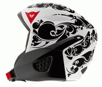 lyžařská helma Dainese Replica Svindal white-black matt vel.