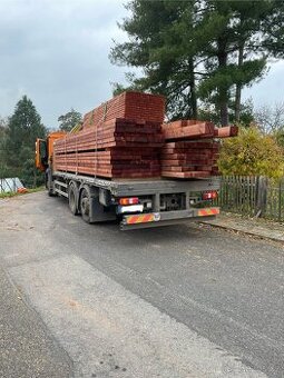 Impregnované hranoly 8×22×6,5 m – pergola, přístřešek, altán