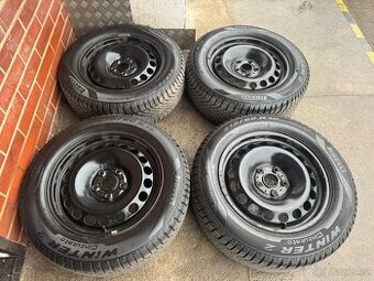 4ks 16" 5x112, škoda plech SUP3 , VW B8