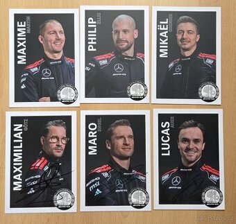 24H SPA 2025 Mercedes AMG GT 6 autogramkaret