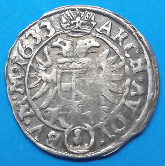 Stříbrná mince císař Ferdinand II. Čechy