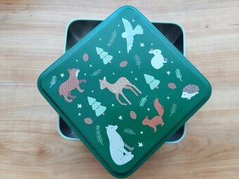 Nová vánoční krabice, Vánoce, plechovka, box pro děti SLEVA