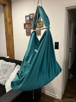 Závěsná kolébka mentolová Hojdavak (BEZ PRUŽINY)