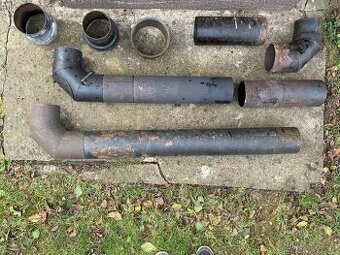 Kouřovody, redukce a zděř 120 mm - 1