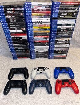 Ovladače a hry na PS4/PS5