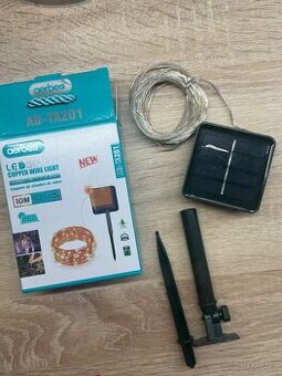Solární LED řetěz Aerbes (10m, 100 LED) – ÚPLNĚ NOVÝ