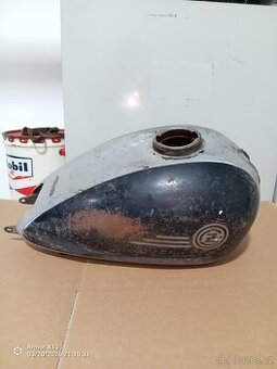 ČZ 150 C nádrž v původnim stavu s kohoutem