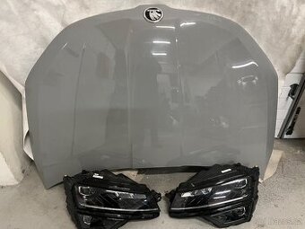 Karoq-kapota,svetla,narazniky,blatniky,dveře.