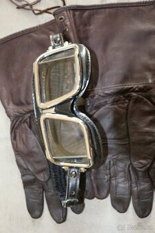 oblečení na veterána - kalhoty, brýle, rukavice a ledvinový