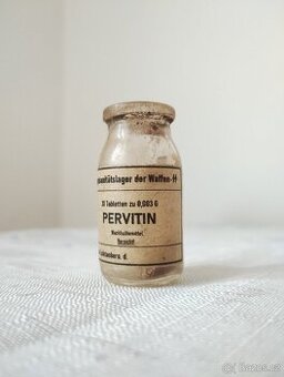 RARITA originální SS waffen láhvičku z druhé světové války