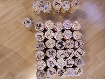 Dřevěné turistické známky