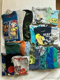 Dětské chlapecké oblečení - balík 98-116