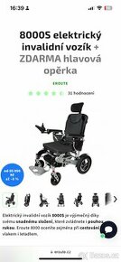 Elektricky invalidní vozík 8000S - NOVÝ