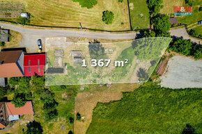 Prodej pozemku k bydlení, 1367 m², Chlum - 1