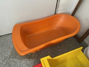 Retro dětská vanička, vana, velká 93cm