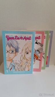 Manga Your Lie in April od Naoshi Arakawa vol. 1-4