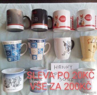 HRNKY,SKLO, PŮLLITR, TÁCY