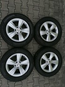 5x112 16 6J ET43 originál Škoda alu kola vč. Pneu. - 1