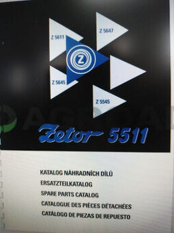 Katalog náhradních dílů Zetor 5511-5645