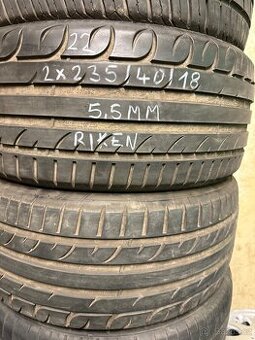 2 x letní pneu 235/40/18