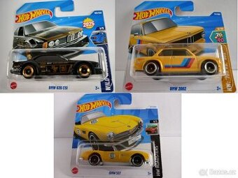 HOT WHEELS-BMW 635 CSi, BMW 2002, BMW 507