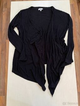 Tenký černý svetřík / kardigan, vel M, Up2fashion