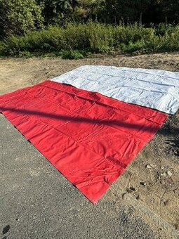 Zakrývací plachta levně  8x1,85m