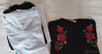 Dámská trička a tílka velikost 40 M - L