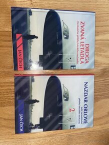 Jan Čech 2 knihy Droga zvaná letadla Nazdar orlové