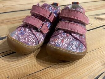 Barefoot dětské tenisky Koel - Danny Fantasy Fuchsia flowers