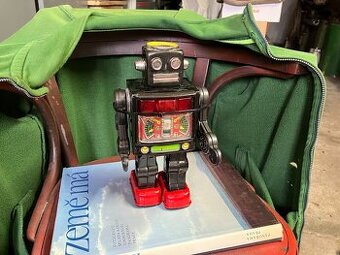 plechoví robot, hračka