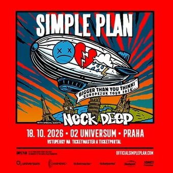 Simple Plan - O2 Universum - Praha 2026