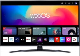 TV LG Úhlopříčka 43" (108cm)  Rozlišení 4K (3 840 x 2 160 p