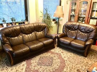 Sedací souprava italská 3+2 – kožená S.71