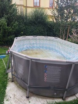 Nadzemní ovalný  bazén Bestway komplet s příslušenstvím