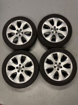 ALU kola Opel 17", pneu, stojan