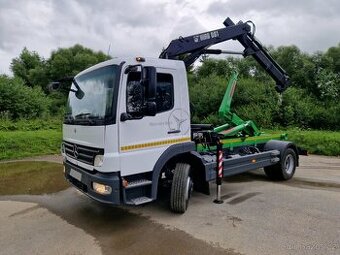 Mercedes Atego 1218 nosič kontejneru s hydraulickou rukou