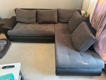 Rozkládací pohovka s úložným prostorem 230x200cm