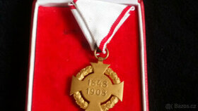 Jubilejní kříž F.J.1848-1908  č.0058