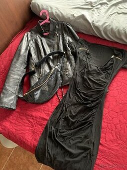 Set Guess: šaty+bunda+ledvinka; Benetton; Dakine; Plesové