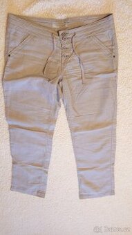 Dámské lněné kalhoty vel. L
