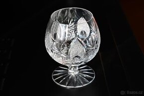 Krásné křišťálové sklenice 6 ks 40 let staré