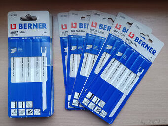Plátky značky Berner pro přímočaré pily
