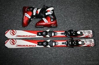 detské lyže Dynamic 100 cm , lyžaky Nordica